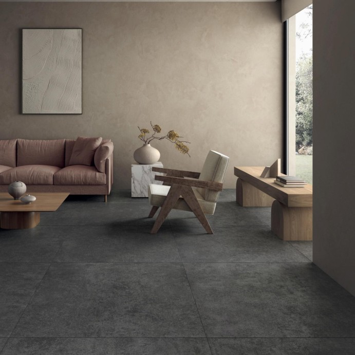 TERRAE Graphite, Carrelage intérieur