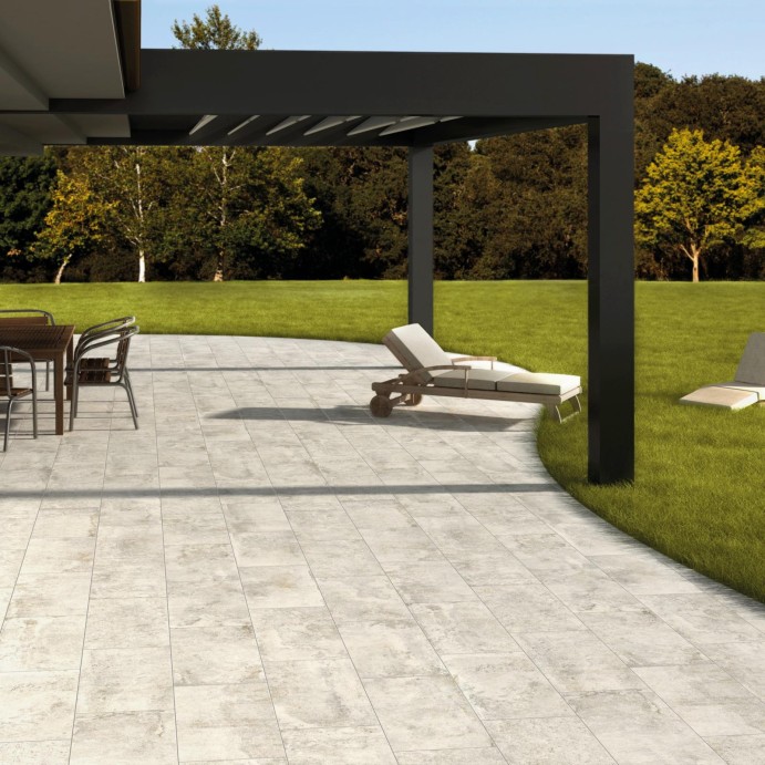 DALLE ALWAYS Bianco, Carrelage extérieur 2 cm