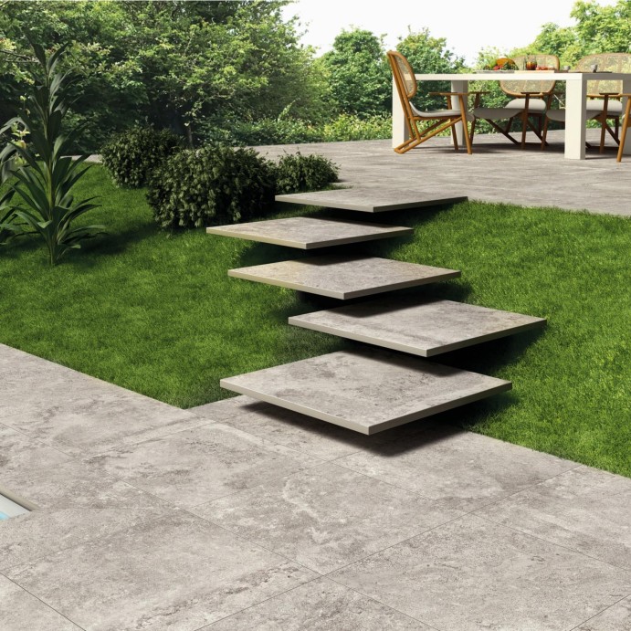 DALLE ALWAYS Grigio, Carrelage extérieur 2 cm