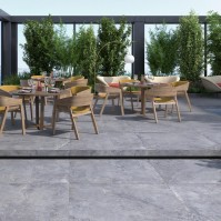 DALLE EVOLUTION Titanium, Carrelage extérieur 2 cm