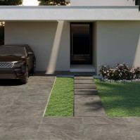 DALLE SLATE Piombo, Carrelage extérieur 2 cm
