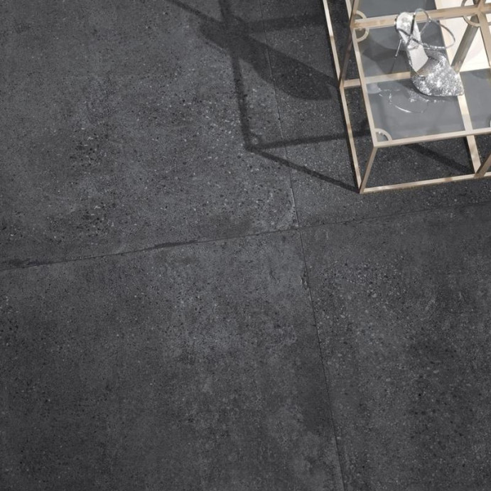 KONKRETE Nero, Carrelage intérieur