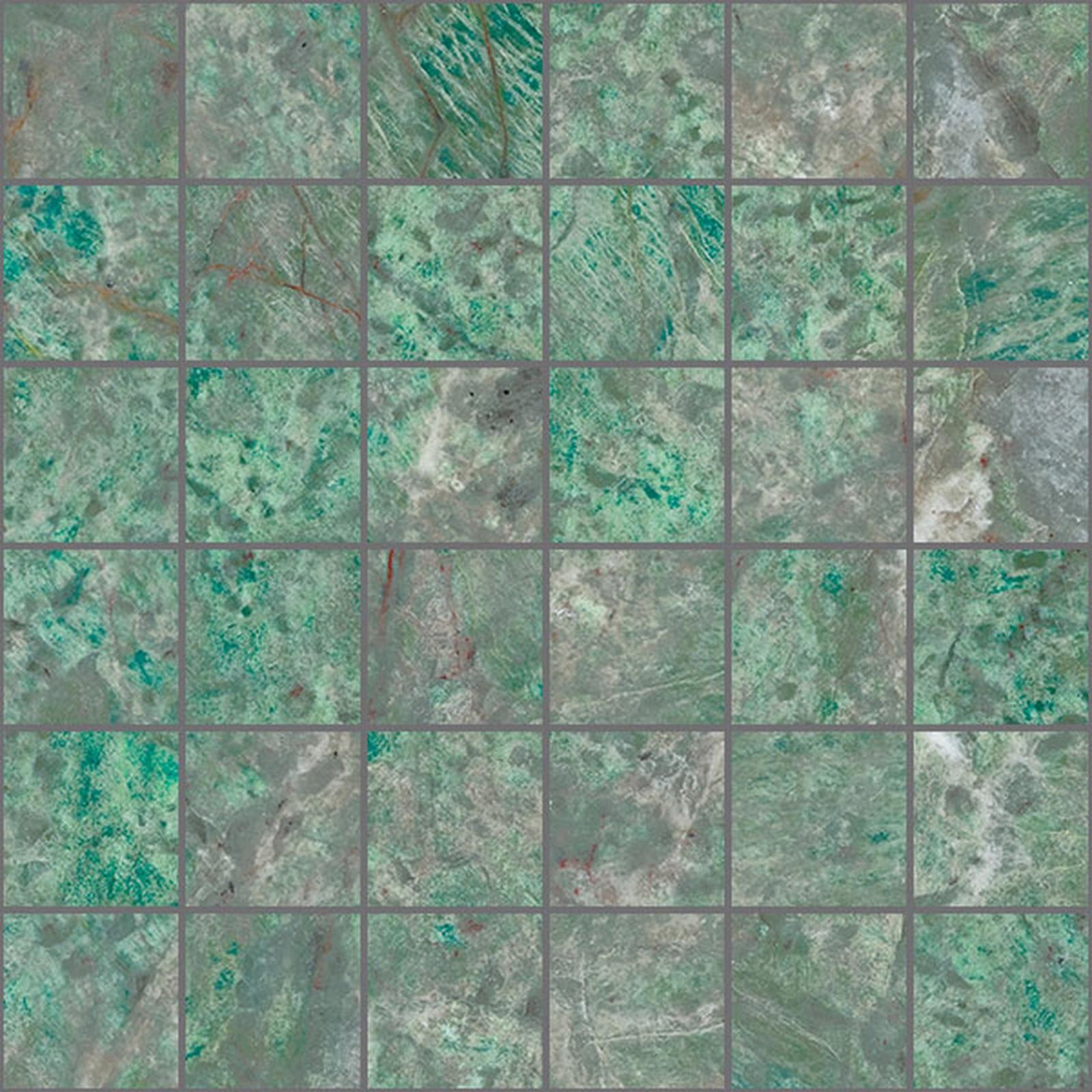 AMAZZONITE Verde, Mosaïque 5x5