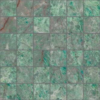 AMAZZONITE Verde, Mosaïque 5x5