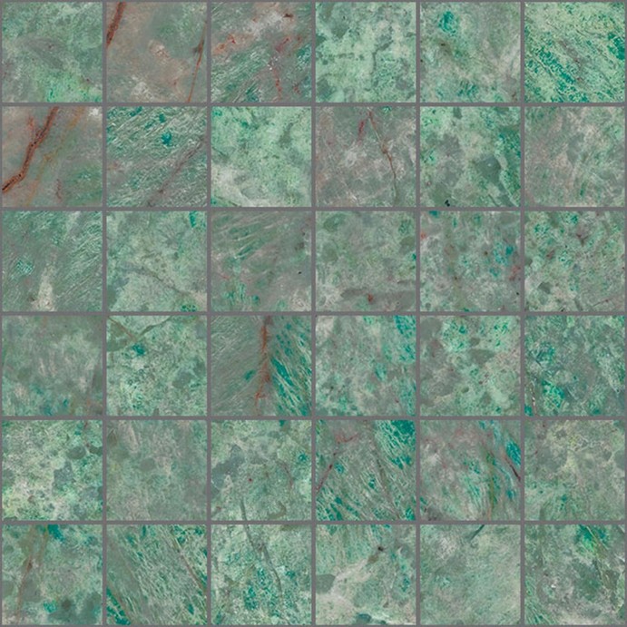 AMAZZONITE Verde, Mosaïque 5x5