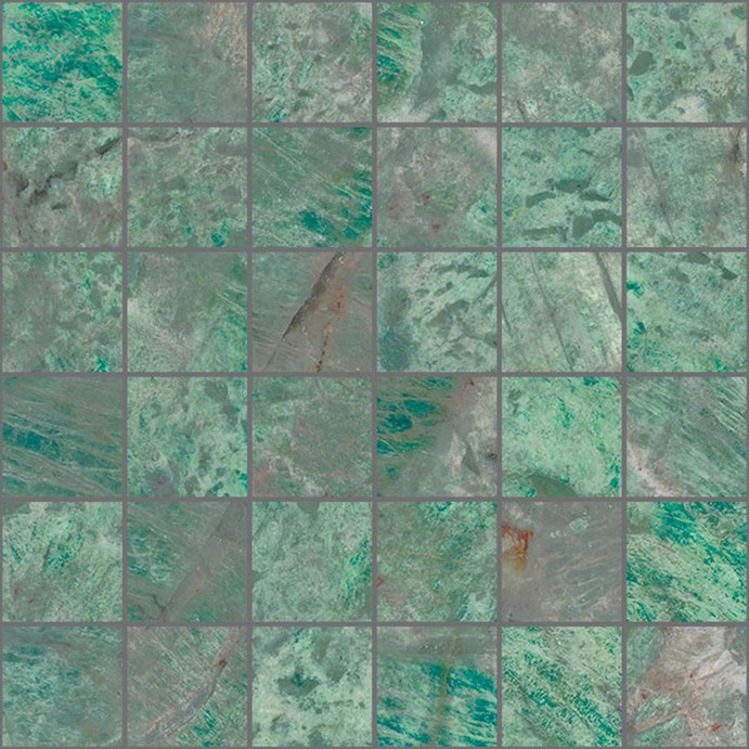 AMAZZONITE Verde, Mosaïque 5x5