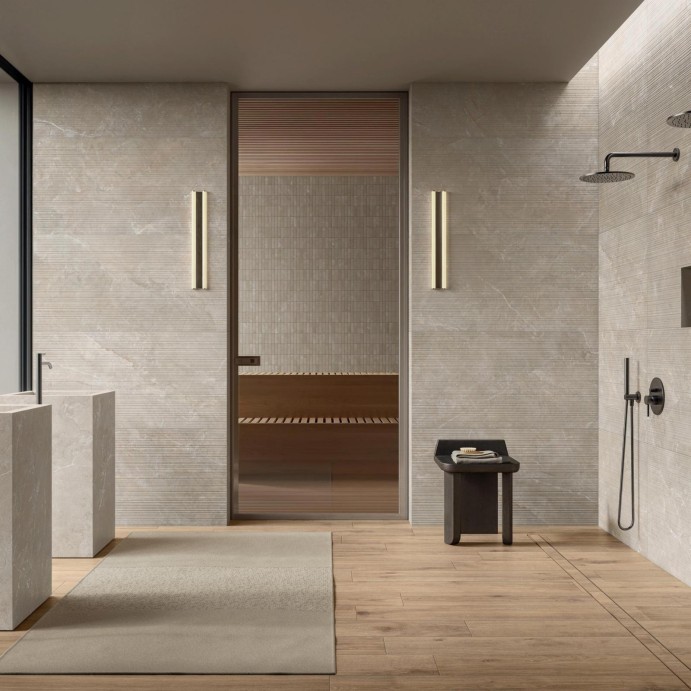 ARCADIA Crema Stripe, Carrelage mural