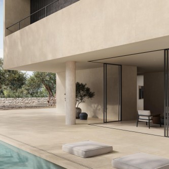 DALLE CONCRETE Cream, Carrelage extérieur 2 cm
