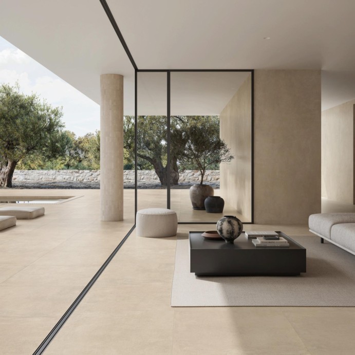 CONCRETE Cream, Carrelage intérieur