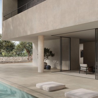 DALLE CONCRETE Clay, Carrelage extérieur 2 cm