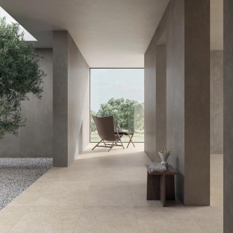 DALLE CONCRETE Smoke, Carrelage extérieur 2 cm