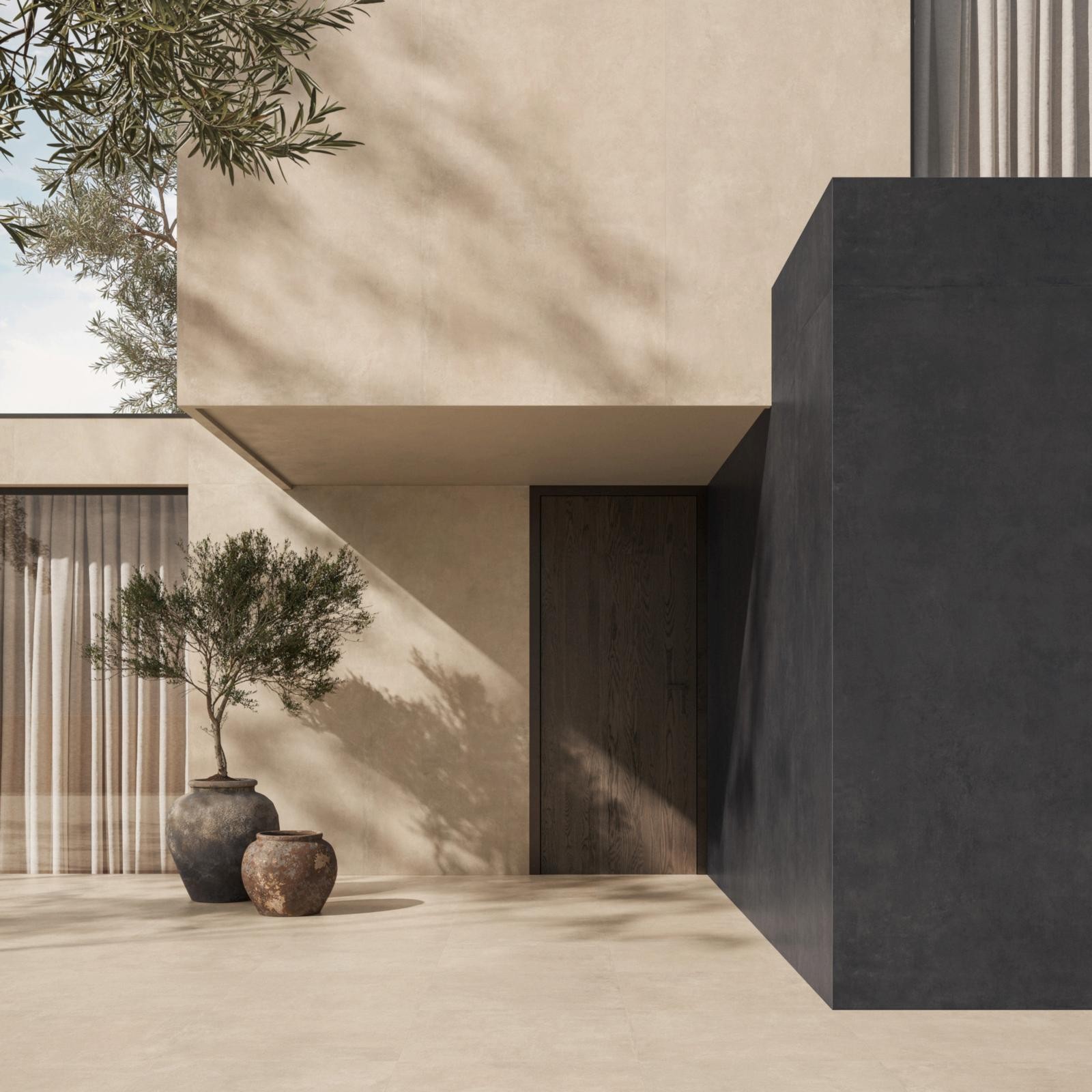 CONCRETE Black, Carrelage intérieur