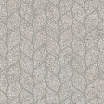 LIMESTONE Grey, Mosaïque Feuilles