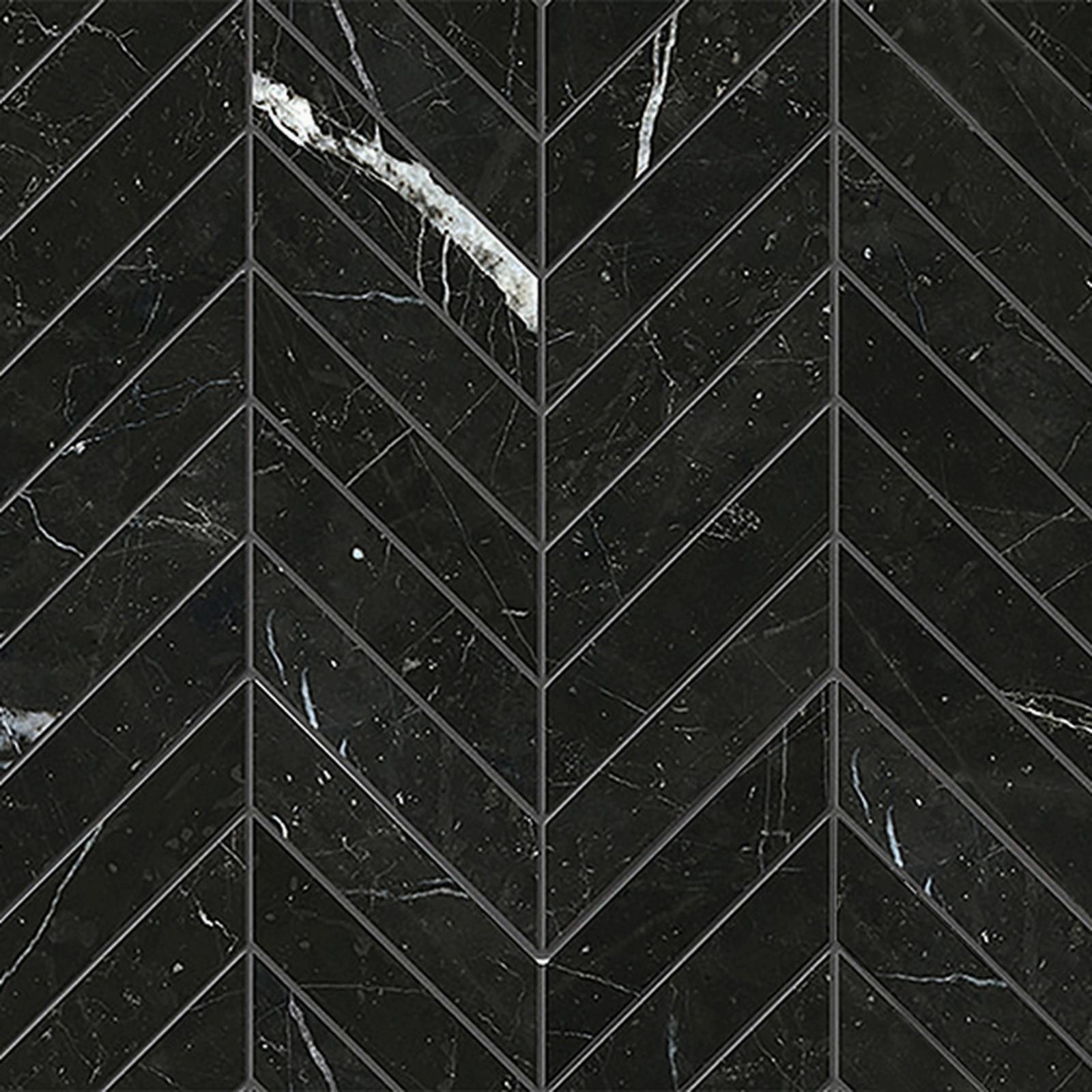 CALACATTA Marquinia Nero, Mosaïque Chevron