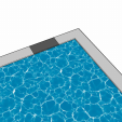 MORE Miele, Margelle de piscine