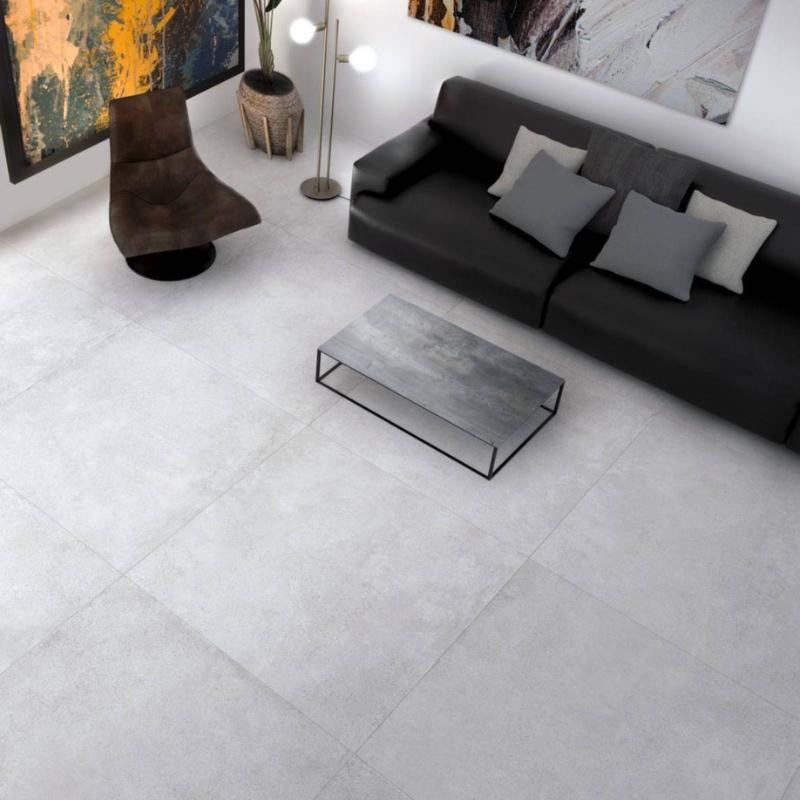 DALLE PARKER White, Carrelage extérieur 2 cm