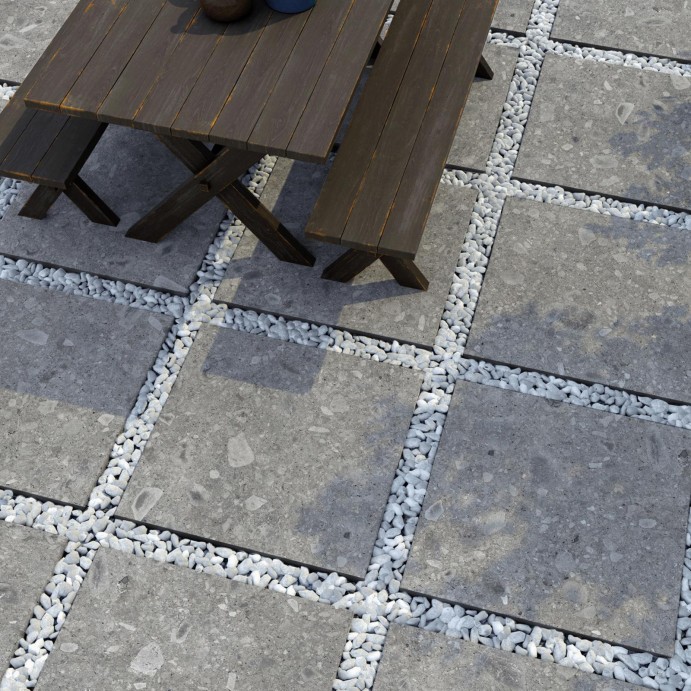 CEPPO DI GRE Grey, Carrelage extérieur