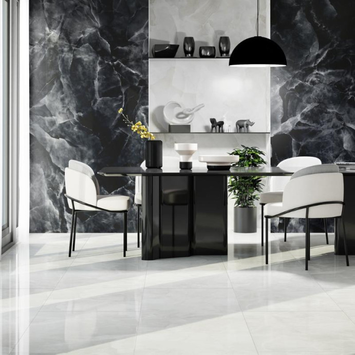 ONYX White, Carrelage intérieur