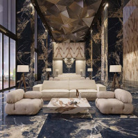 PIERRE Black, Carrelage intérieur