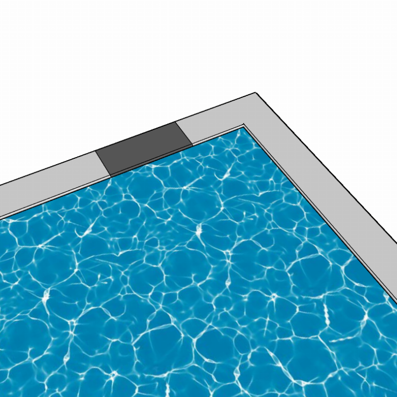 PADOUK Grey, Margelle de piscine