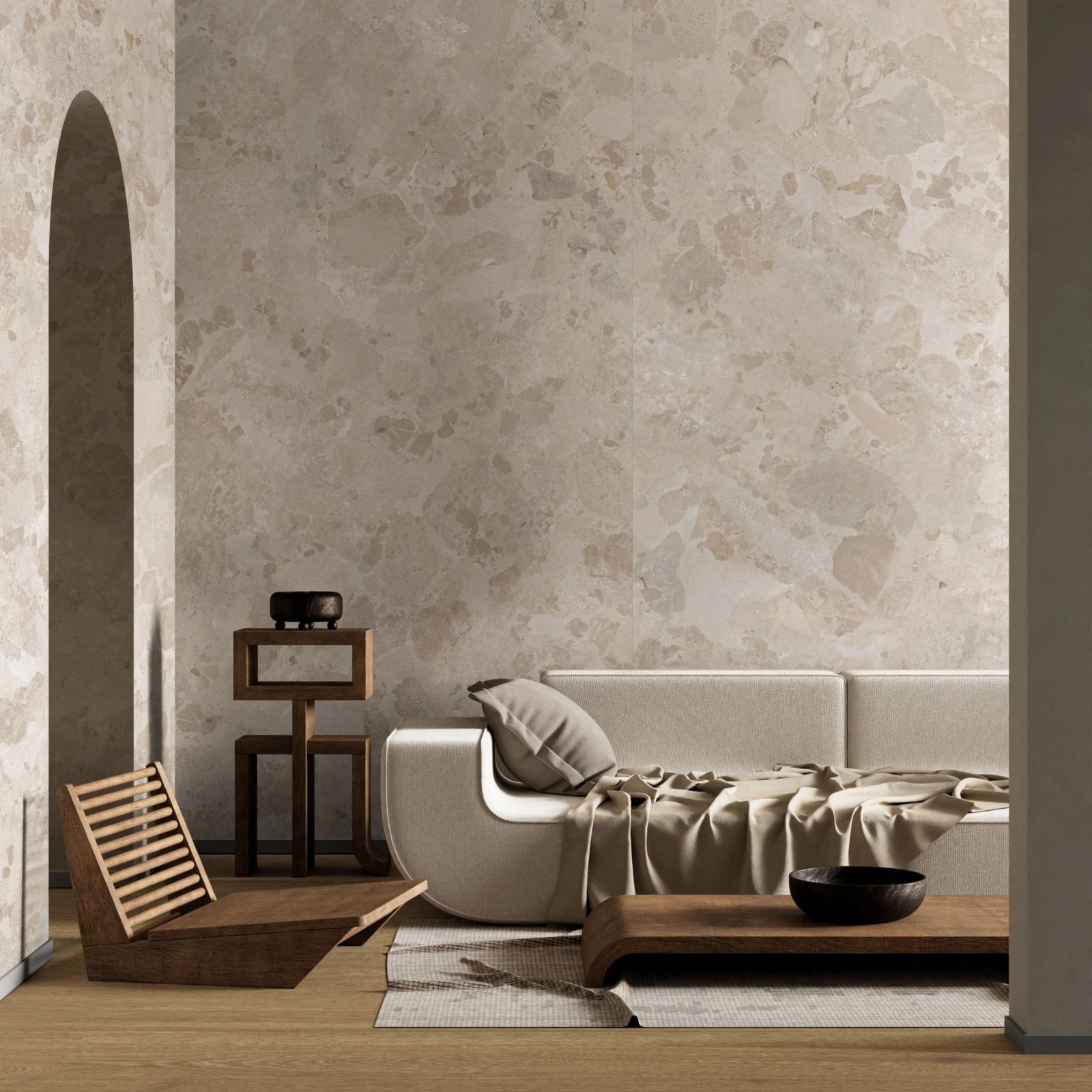 PETRAVIVA Ivory, Carrelage extérieur