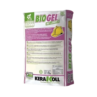 BIOGEL NO LIMITS, Mortier colle intérieur/extérieur 25Kg