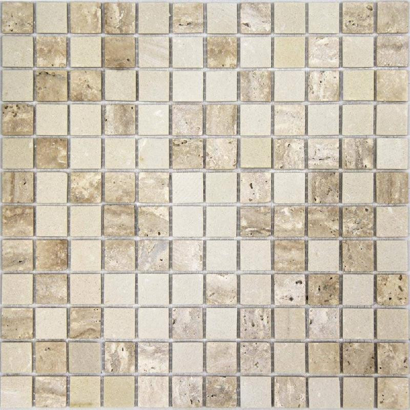 MARMOL Travertino Botticino, Mosaïque