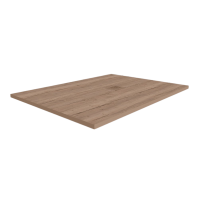 ALICANTE Chêne Clair, Receveur solidstone extra plat