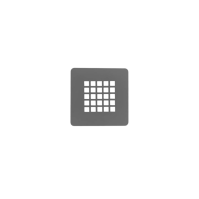 ALICANTE Anthracite, Grille peinte
