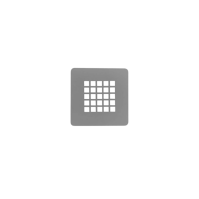 ALICANTE Gris Basalte, Grille peinte