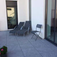 DALLE FACTORY Gris, Carrelage extérieur 2 cm