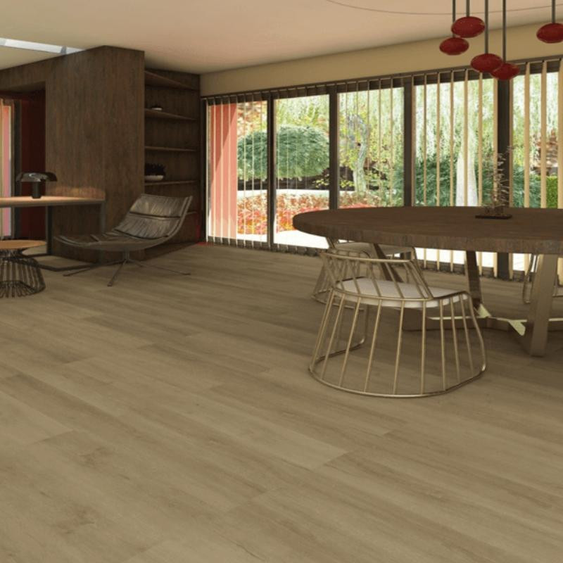 LAME BONEGA Noisette, parquet PVC clipsable 