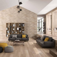 EUKALYPT VECTOR Crema-Miel, Carrelage mural