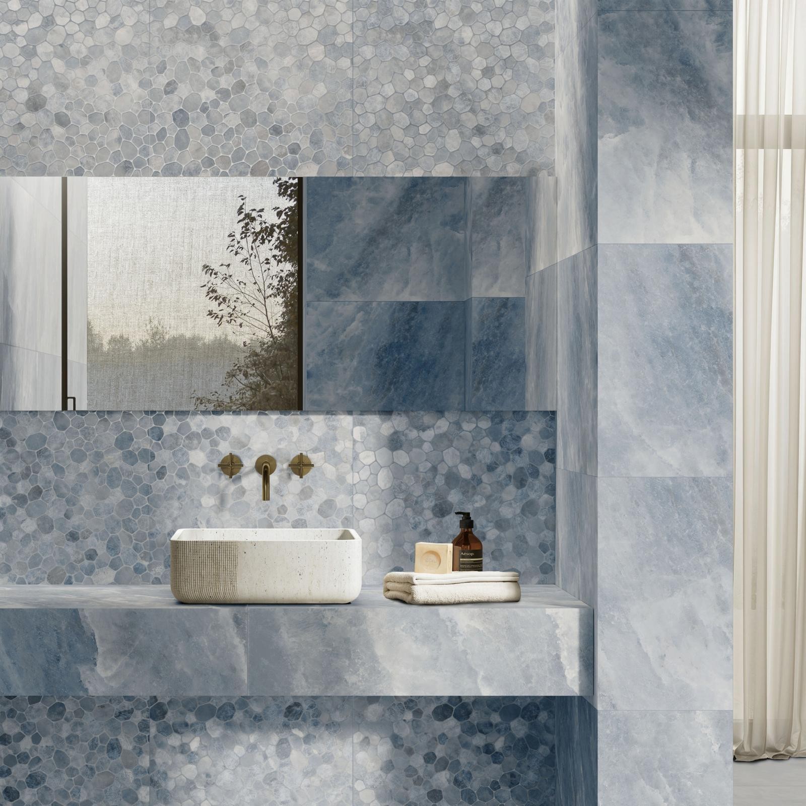 ARCHISALT Persian Blue, Carrelage mural Salt Lake