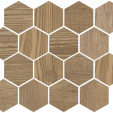 ESSENCE Walnut, Mosaïque Hexagone