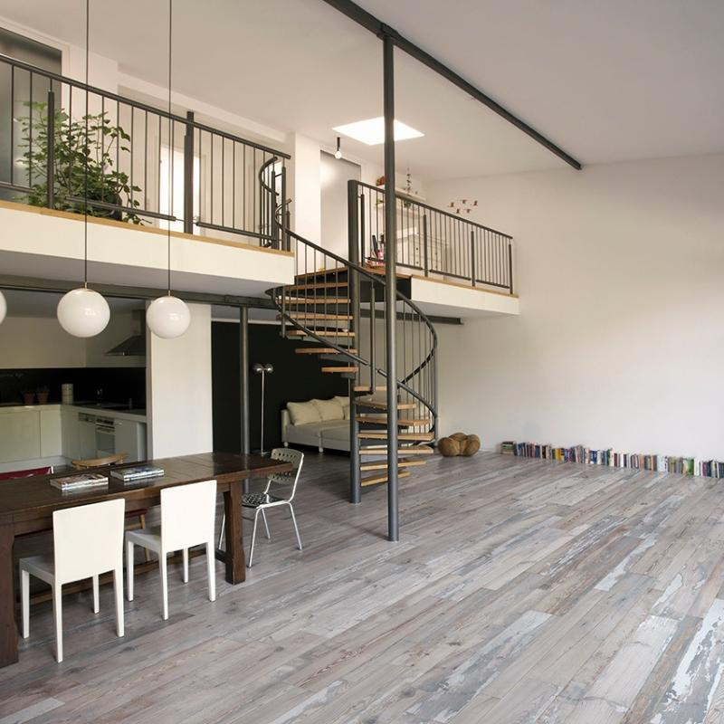 PAINTED WOOD Grey, Carrelage intérieur