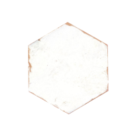 BOHEMIA Lino White, Mosaïque Hexagone