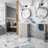 CRASH Blue, Carrelage intérieur