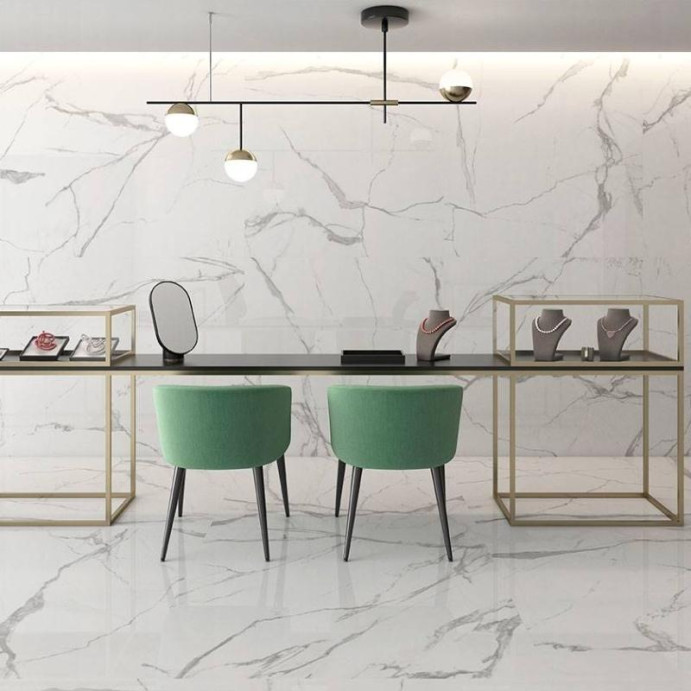 NILO Blanco, Carrelage intérieur