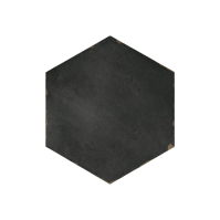 CAPRI Sorrentine Nero, Mosaïque Hexagone