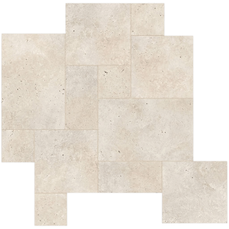 PRESTIGE Beige clair, Carrelage Travertin Opus, épaisseur 1.2 cm