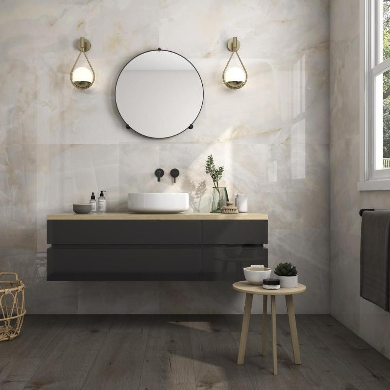 SARDONYX Cream, Carrelage intérieur
