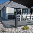 Profilé de finition clipsable pour terrasse sur plots