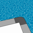 ALWAYS Corda, Margelle de piscine
