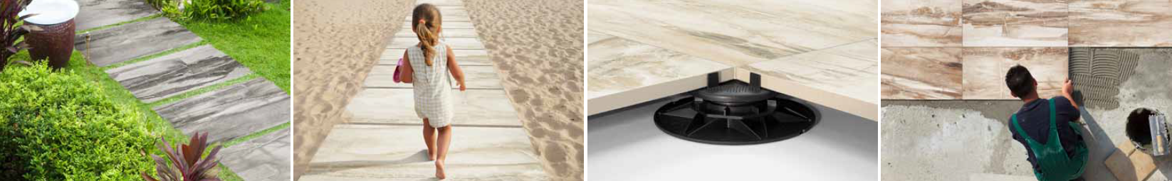 les differentes realisations de la dalle terrasse